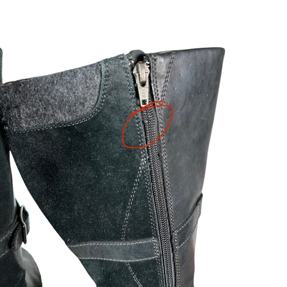 L.L.BEAN Tall Leather & Suede Riding Boots - Picture 7 of 10